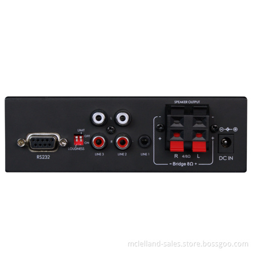 Class Amplifier 20W with RS232/ 3 Line Inputs (AMP-D20LR)
